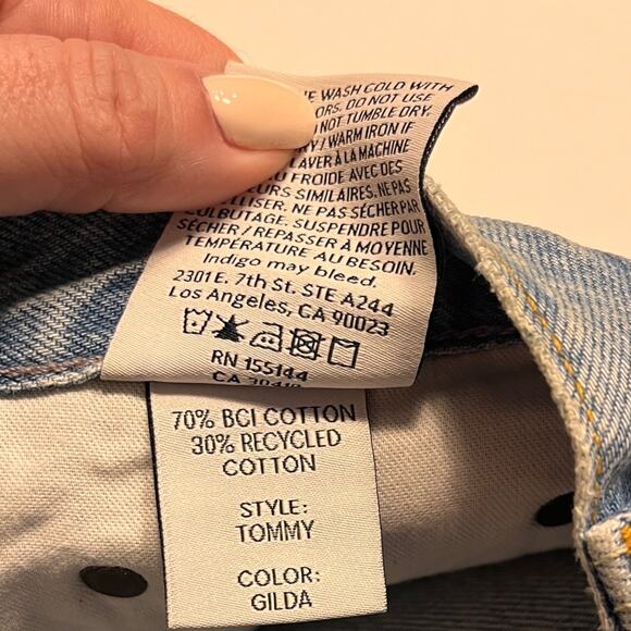 Boyish Light Blue Tommy Jeans size 27 - Picture 4 of 12